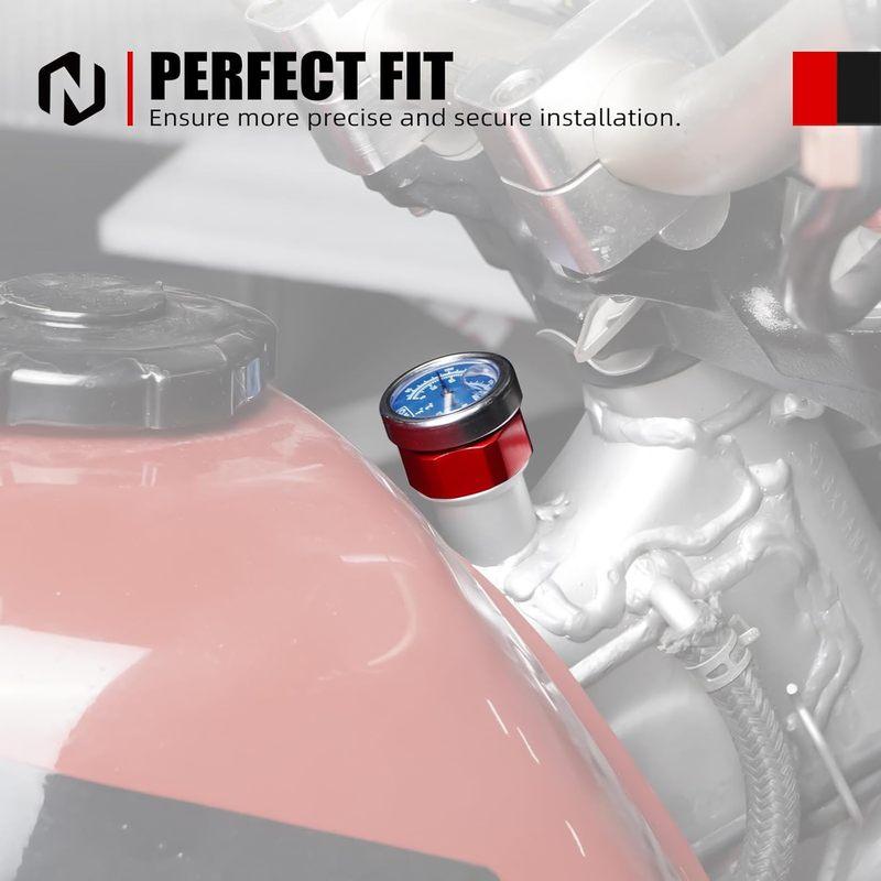Red Oil Level Gauge Dipstick Temperature Compatible with Honda XR650L 1993 1994 1995 1996 1997 1998 1999 2000 2001 2002 2003 200