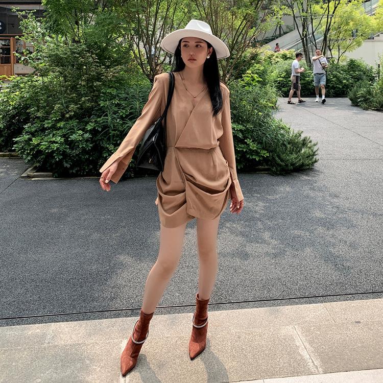 Beautiful CRY~! Huge and thin! Rhinestone buckle pointed thin high heel short boots elastic Martin boots single boots