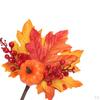 Artificial Maple Branches Vine Foliage with Pumpkin DIY Halloween Decor Kitchen Festival Table