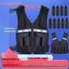 Adjustable Reflective Weight Vest for Fitness Training