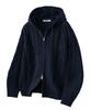 UNTAPPED STUDIO Oversized 2-Way Aran Cable Knit Zip-Up Hoodie 5 Colors