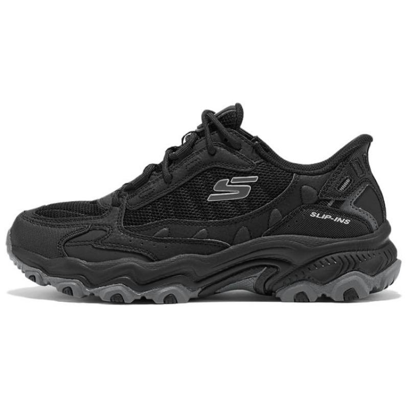 Skechers Stamina AT Women Slip On Low Hiking Shoes Black 180370-BBK 35