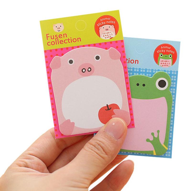 Cute Kawaii Animal Sticker Bookmark It Marker Memo Index Tab Sticky Post Notes