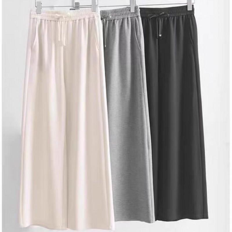 

2025 Summer Women s High Waist Wide Leg Pants - Versatile and Comfy Medium