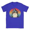 Cool Retro Shark in Sunglasses 80s 90s Funny Shark T Shirt for Unisex TShirts Round Collar  Tee Shirt Short Sleeve Clothes Unique