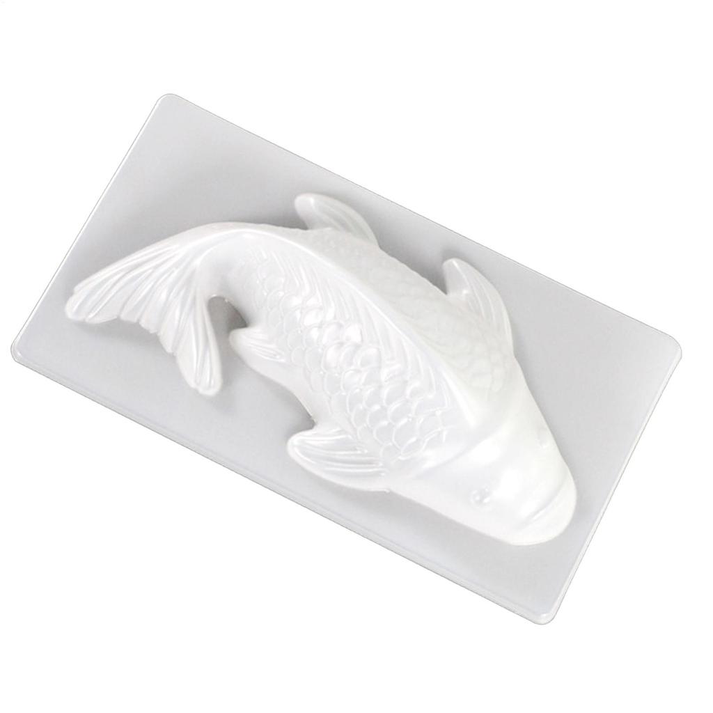Fish Mold 3D Koi Fish Shape Plastic Cake Chocolate Jelly Mould DIY Soap Handmade Sugarcraft Mold Baking Molds