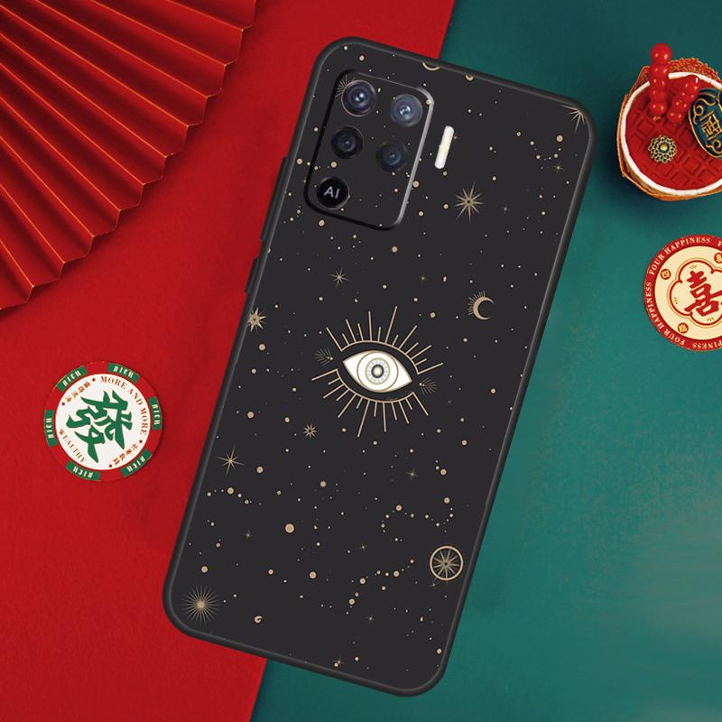 Evil Eye Hamsa Case For Oppo A76 A16 A96 A17 A60 A40 A80 A98 A58 A78 A18 A38 A57 A74 A54 A94 A15 A5 A6 Pro