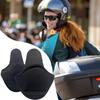 Motorcycle Helmet Ear Pads Detachable Winter Ear Warmer Windproof Ear Covers 1 Pair Cold Weather Ear Pads
