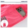 KEMALOCE Radsport-Trägershorts für Damen, Pink und Schwarz, Größe M-XL, schnell trocknende Damen-Fahrradshorts