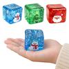 Slow Rebound Christmas Cube Squeeze Toy Lightweight Squeeze Fidget Toy  Children Toys