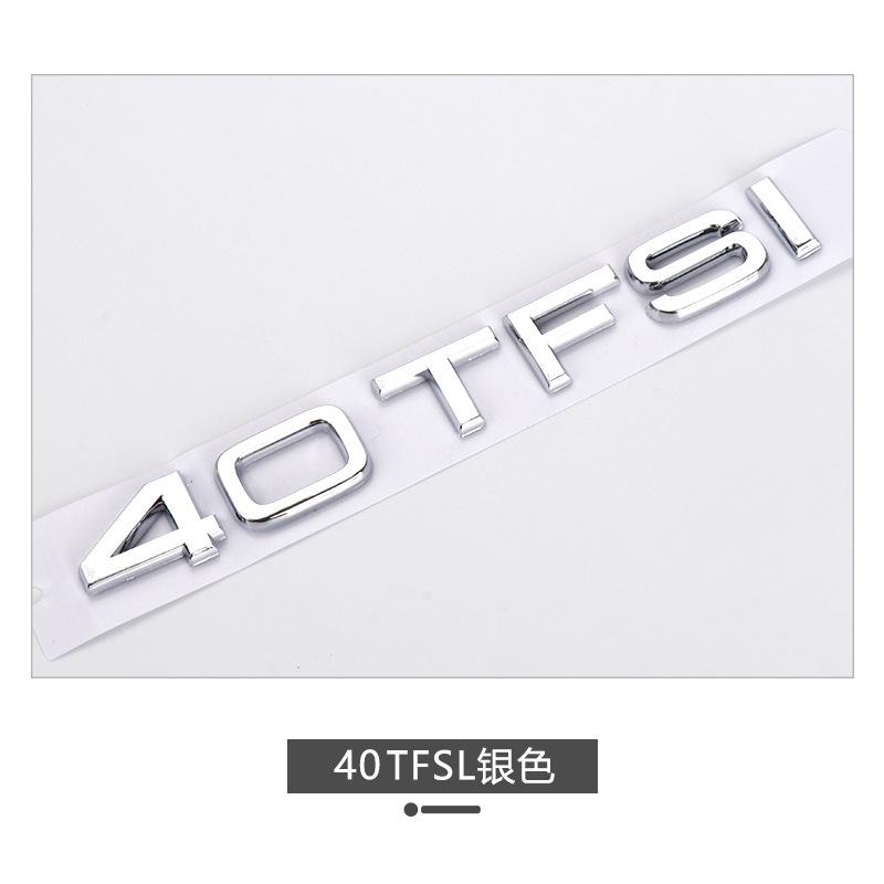 Badge Logo 3D ABS 30 35 40 45 50 55TFSI Lettere Auto Emblema Baule Adesivi Per Audi Q3 Q5 Q7 A5 A6 A7 A8 A1 A2 A3 A4 Accessori