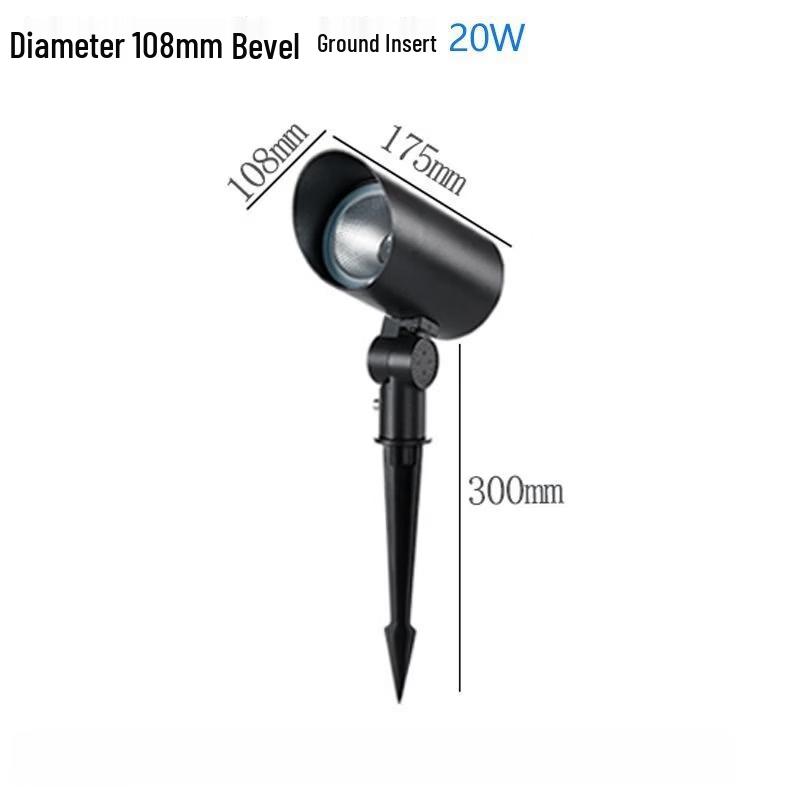 Outdoor Tree Floodlight with Ground Spike