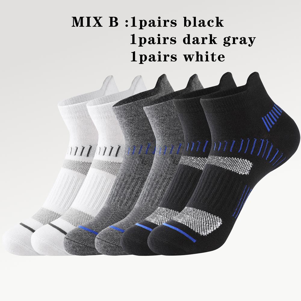 

3 пары дышащих мужских носков, короткие эластичные носки до щиколотки, тонкие летние сетчатые носки из высококачественного хлопка, спортивные носки, большие размеры EU39-46 EU39-46 US6-11.5