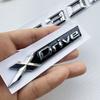 Chromové Logo 520d 530d Xdrive Znaky Samolepky 3D Písmena na Kufr Auta Odznak Samolepka Pro BMW 520d E60 E61 E39 F10 F07 G30 Příslušenství