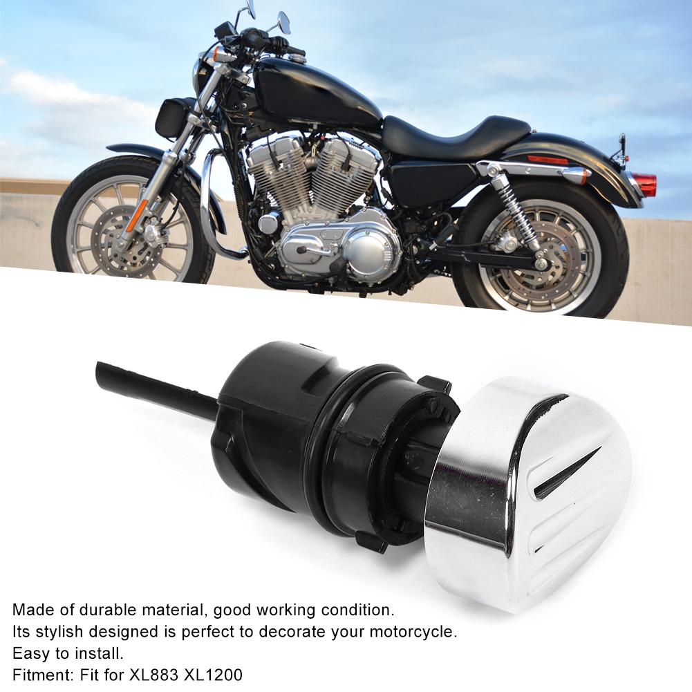Motocyklový chromový měrka oleje víčko nádrže zátka náhrada vhodné pro XL883 XL1200