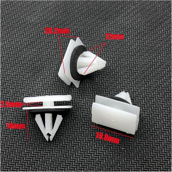 20pcs Car Rocker Panel Moulding Clips/compatible GM Avalanche 2002-ON 11518357 W716352-S300 W716351S300