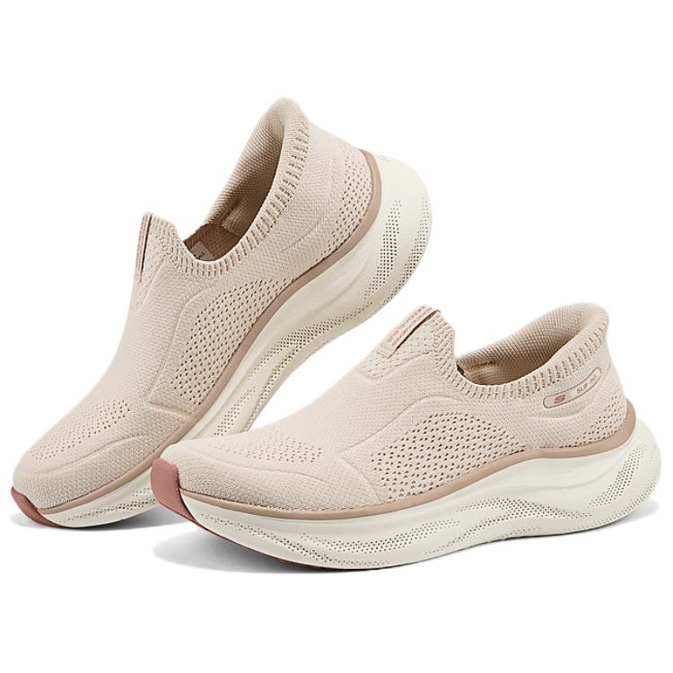 Skechers Scarpe da Ginnastica Comode Versatili per Camminare Donna Grigio Chiaro Marrone 150566-NTTP