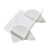 Desktop Small Bookshelf   Simple Large Capacity Plastic Tilted Desk Book Storage Rack for   Home
