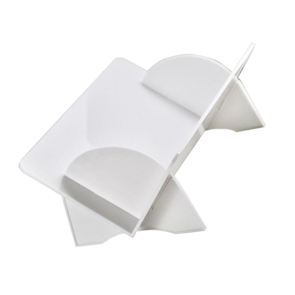 Desktop Small Bookshelf Simple Large Capacity Plastic Tilted Desk Book Storage Rack for Home
