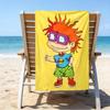 Proof Beach Towel with a Rugrats Pattern - Soft,absorbent,quick-drying,machine Washable - Perfect for Swimming,camping,bathing