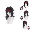 Vox Akuma Cosplay Wig Long Black Hair With Stunning Gradient Red Highlights