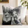 New Arrival NNana Anime Cushion Cover Eco Linen Pillow Case DoubleSided Print Breathable Durable Zipper Home Decor Gift