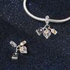 2026 Halloween Ciondolo Zucca Caramella Ciondolo Perline Gioielli Bracciale Accessori Argento 925