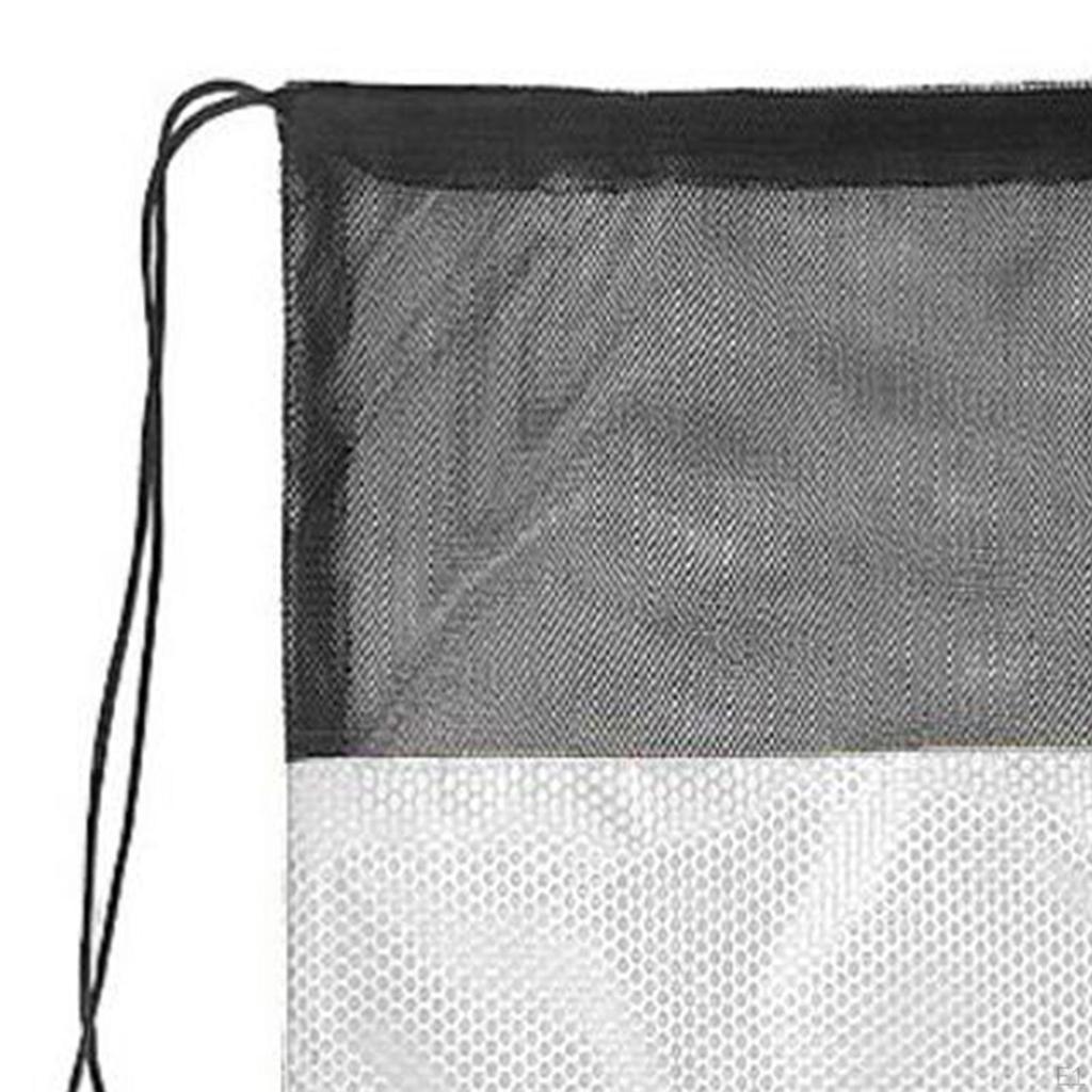 Basketball Mesh Bag Drawstring Backpack Oxford Cloth for Football Soccer