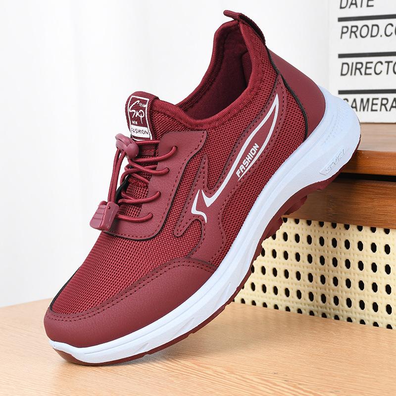 Fashion Women's 2024 Spring New Mesh Breathable Soft Sole Comfortable Walking Shoes Fashion Versatile Women's Casual Shoes