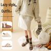 Women's Super Thick Ethnic Style Wool Terry Socks – Winter Warm, Home & Sleep Socks