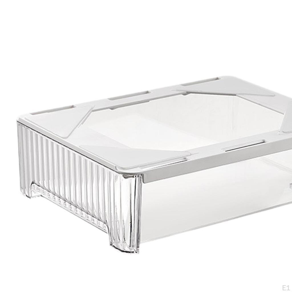 Under Desk Drawer Organizer No Drill Space Saving Tray Pull Out Table for Pencil