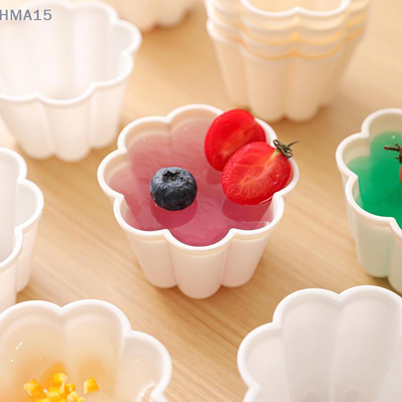 1/4Pcs Pudding Mould Bakeware Reusable DIY Jelly Pudding Cake Mold Plastic Jelly Mold Baking Tool Cake Mold Bread