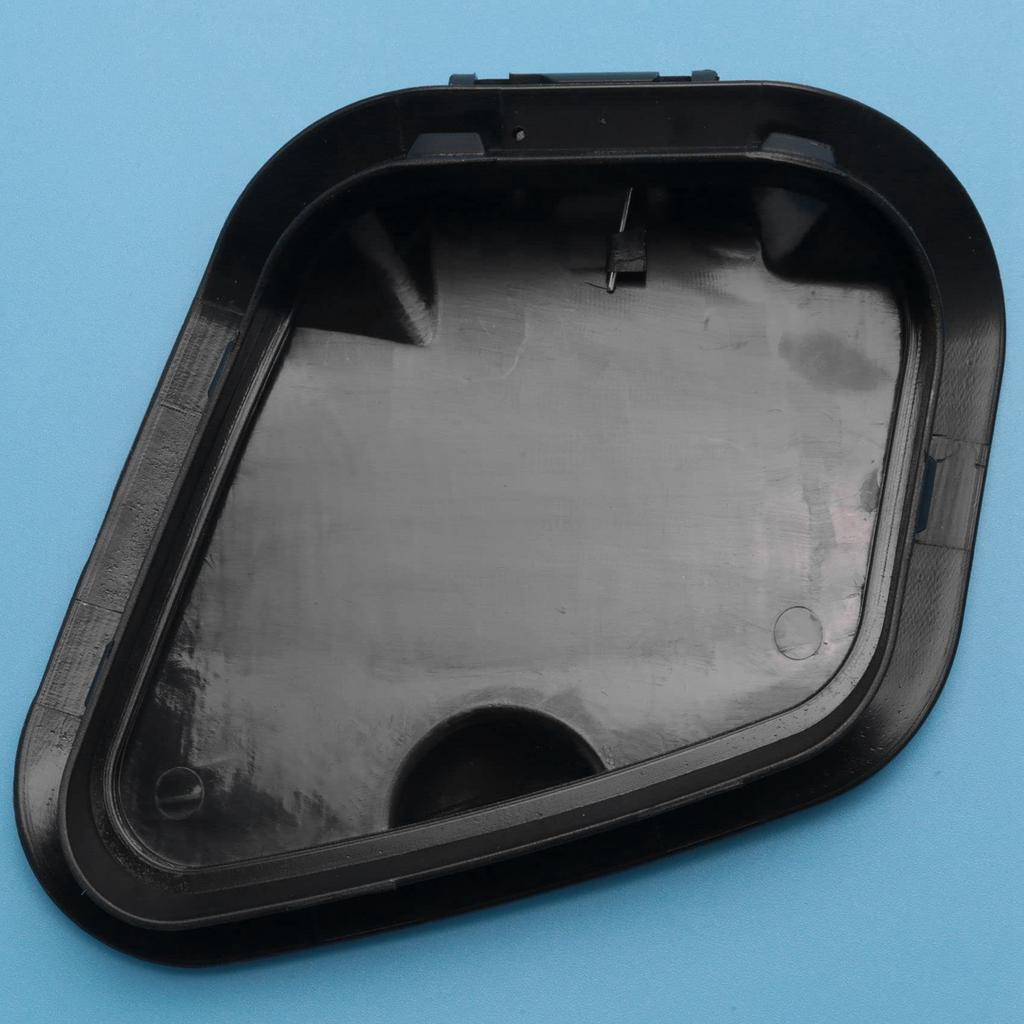insiptions 2X Bi ABS Side Pocket Cover Charger Waterproof Cap Side Cover for Nmax V2 2020-2021 Black