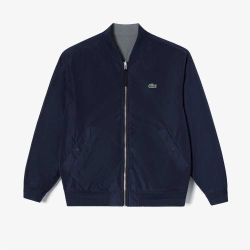 

LACOSTE Мужской двусторонний стеганый блузон [Темно-синий]