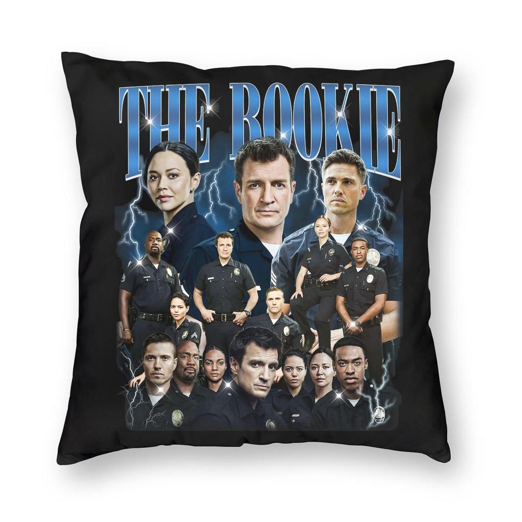 Tim Bradford The Rookie Pillowcase Printing Polyester Cushion Cover Decorative Pillow Case Cover Seat Square 40X40Cm