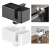 Phone Pen Storage Box 4 In 1 Desk Cup Holder Clamp On Under Desk Headphone Hanger for Workstation Coffee Mug Dorm NightStand
