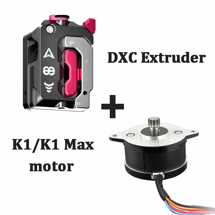 For K1/K1 Max Phaetus DXC Extruder Stepper Motor Extrusion Mechanism Kit 12 Tooth Gear for Creality K1/K1 Max 3D Printer Parts