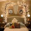 Bendable LED Vine Lights - Dimmable, Colorful Wall Decoration for Christmas and Events