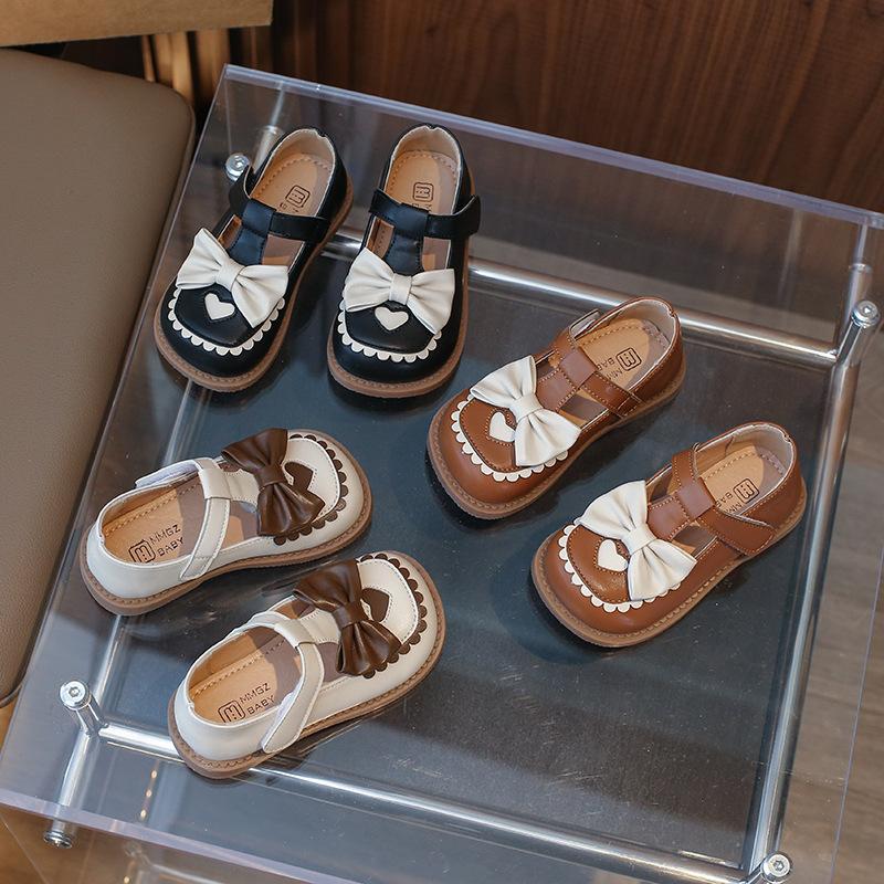 

Autumn New Children S Leather Shoes Girls Princess Shoes Children Soft Soles Girls Retro Kindergarten Performance Classmates 21 коричневый