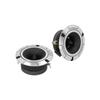 Pair Car Audio Speakers 4in Round 92dB 12V 35hz‑20khz Symmetrical Terminal Sound System Universal
