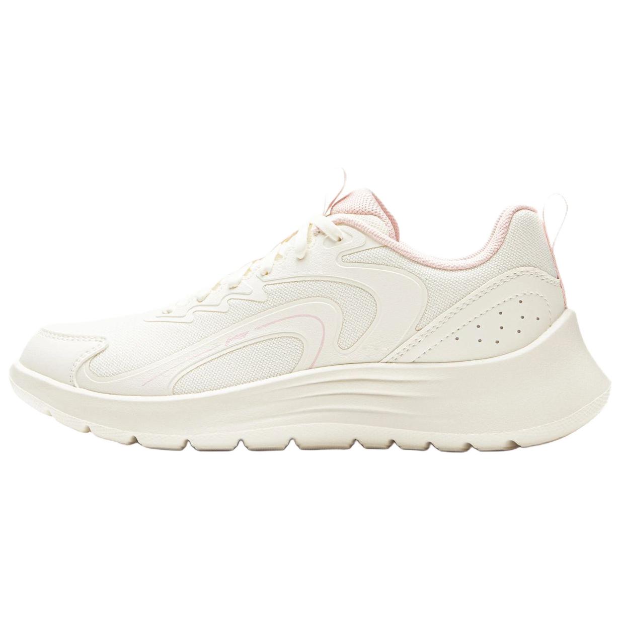 

New LiNing Feather Cushioning, Wear Resistant Low Top Casual Running Shoes Women s Mist White ARSV134-1 37