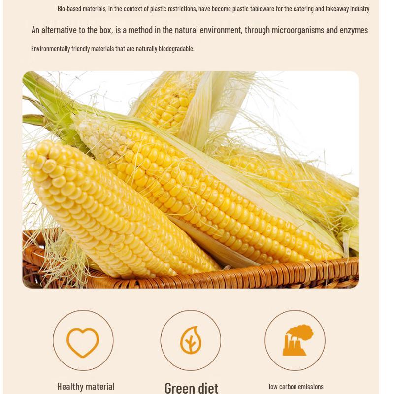 Biodegradable Corn Starch Takeaway Container