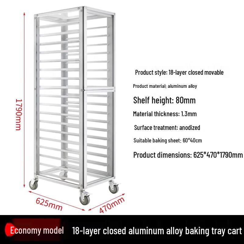 Jingyuheng Stainless Steel 18-Layer Enclosed Meat Rack