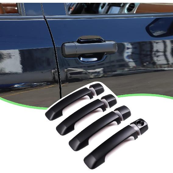 LLKUANG Car Exterior Door Handle Cover Fit for Toyota Tundra 2007-2021 Sequoia 2008-2020,Door Handle Cover Outside Door Handle Protector Shell