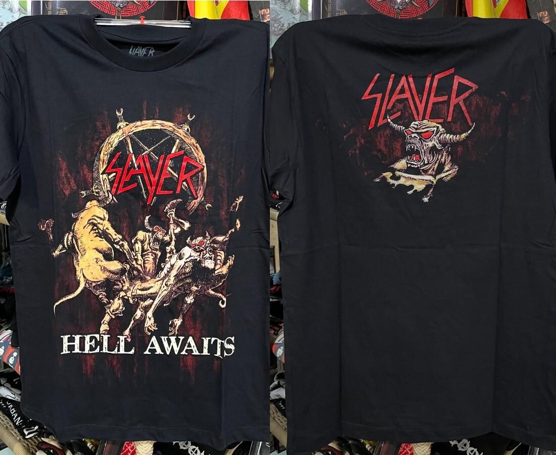 Slayer Hell Awaits 2 sided T-shirt S