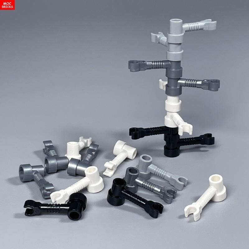 Non-Toxic 20Pcs/Lot Moc Bricks Bar 1X3 With Clip And Stud Holder Arm 4735 Figure Educational Building Blocks Children'S Toys
