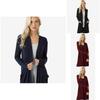 Autumn Winter Women Cardigans Casual Warm Coat Mid-length Knitted Outerwear With Premium Quality Materials