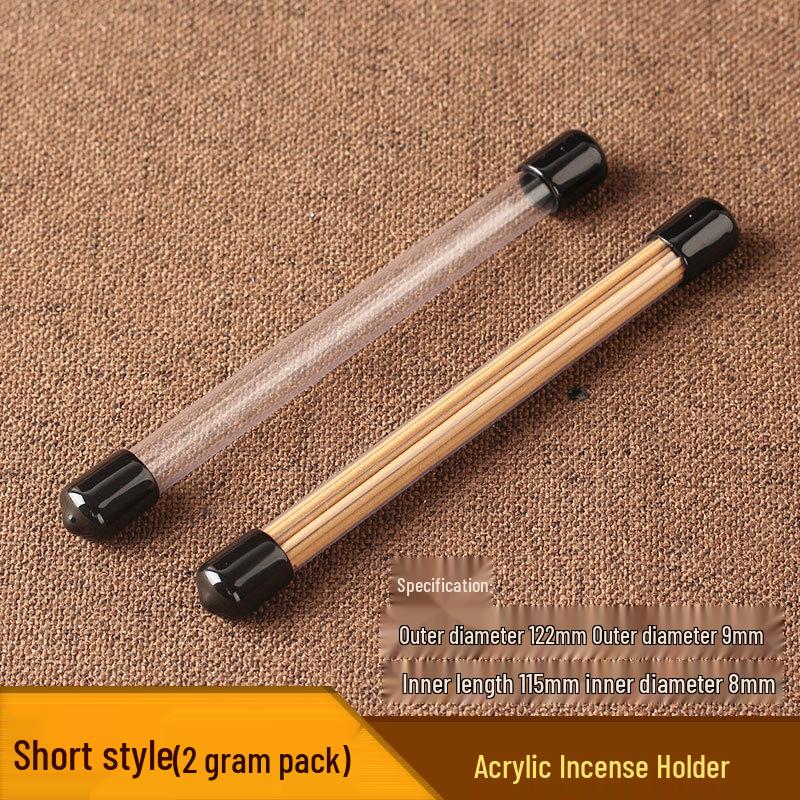 Acrylic Transparent Short Incense Holder for Agarwood & Sandalwood