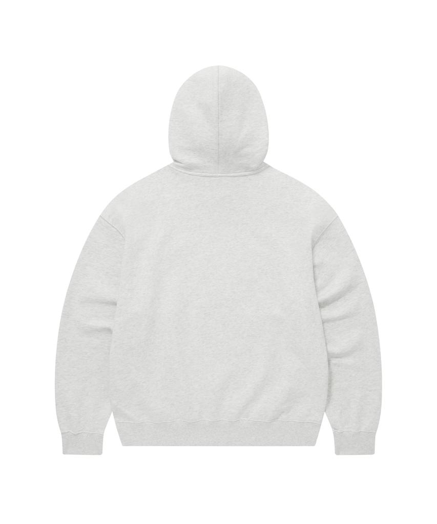 Arch Logo Hoodie Heather Grey