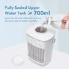 Air Conditioner Portable Desktop Air Cooler Fan with LED Night Light & Humidifier, Mini Mist Cooling Fan for Office Home